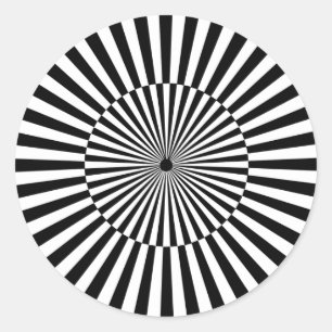 OP -Art #3 at Emporio Moffa Classic Round Sticker