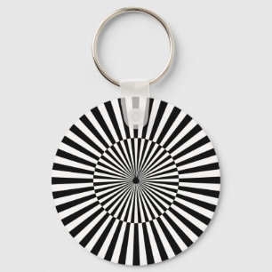 OP -Art #3 at Emporio Moffa Key Ring