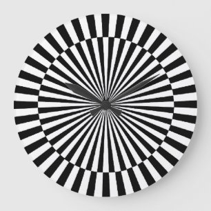 OP-Art #3 at Emporio Moffa Large Clock