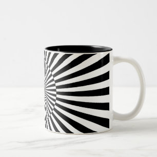 OP -Art #3 at Emporio Moffa Two-Tone Coffee Mug
