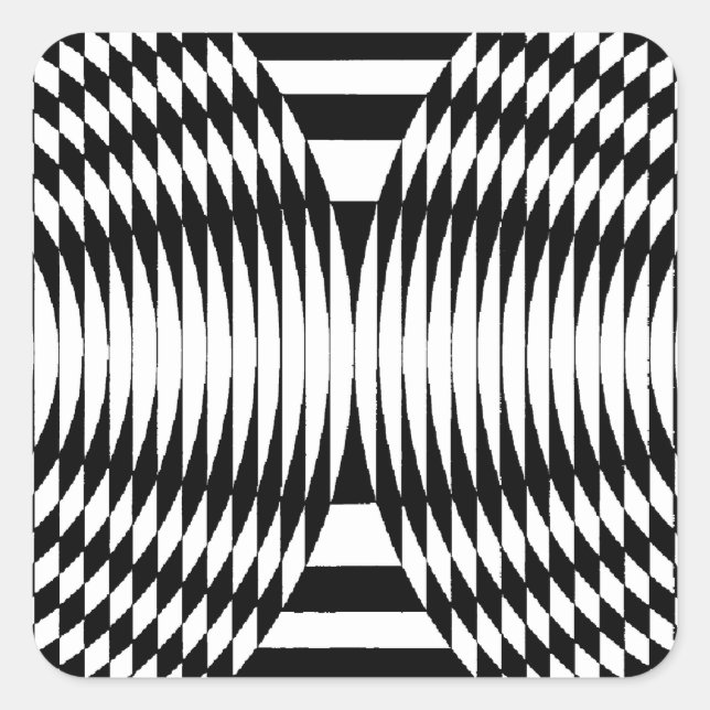 OP -Art #5 at Emporio Moffa Square Sticker (Front)