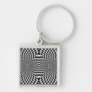 OP -Art #6  at Emporio Moffa Key Ring