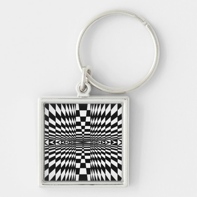 OP -Art #7 at Emporio Moffa Key Ring (Front)