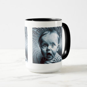 Op Art Baby Combo Mug, 15 oz Mug