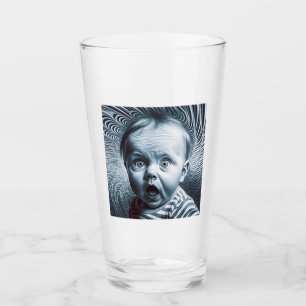 Op Art Baby Glass Tumbler
