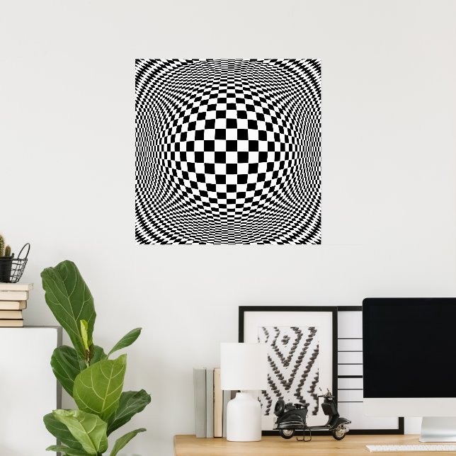 Op Art Poster (Home Office)
