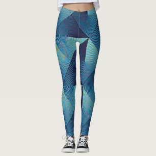 Op Art Rhombuses: Stylish Leggings