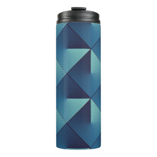 Op Art Rhombuses: Stylish Thermal Tumbler