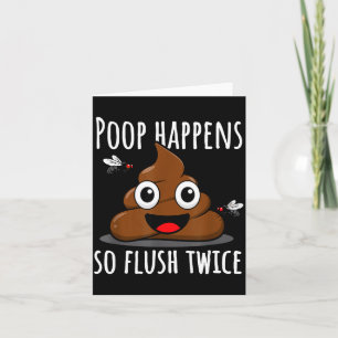 Op Happens So Fluwice Funny Toilet Humor  Card