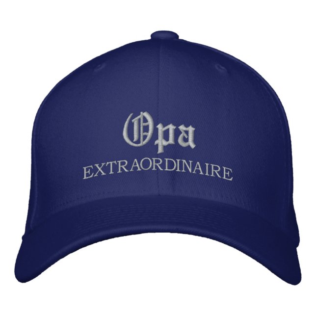 Opa Extraordinaire embroidered Cap (Front)