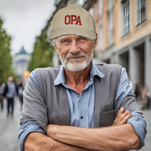 Opa - German grandpa Embroidered Hat