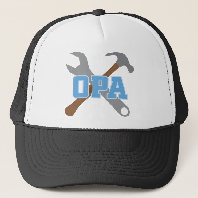 Opa Gift Idea Trucker Hat (Front)