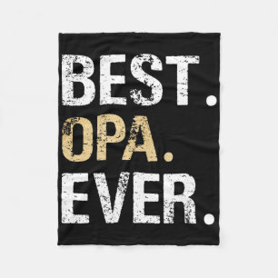 Opa Graphic Opa Gift From Granddaughter Grandson Fleece Blanket