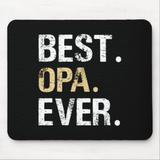 Opa Graphic Opa Gift From Granddaughter Grandson  Mouse Mat