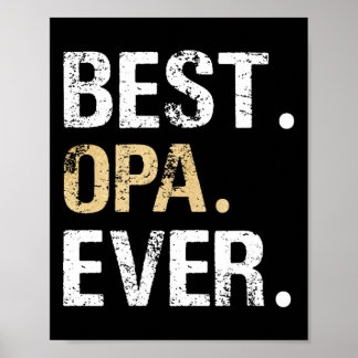 Opa Graphic Opa Gift From Granddaughter Grandson Poster