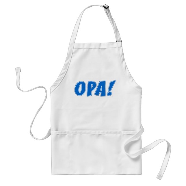 Opa Greek Celebration Apron (Front)