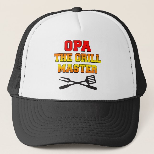 Opa Grill Master Trucker Hat (Front)