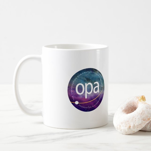 OPA logo Coffee Mug (With Donut)