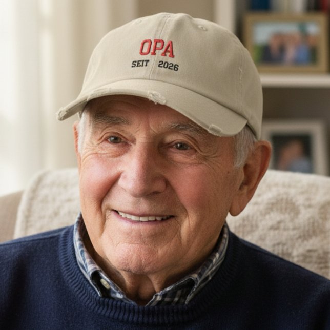 Opa   seit 2026  - German  grandpa Embroidered Hat (Creator Uploaded)
