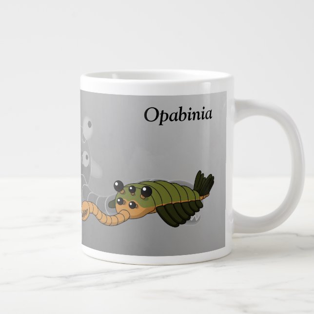 Opabinia- Prehistoric Animal Large Coffee Mug (Right)