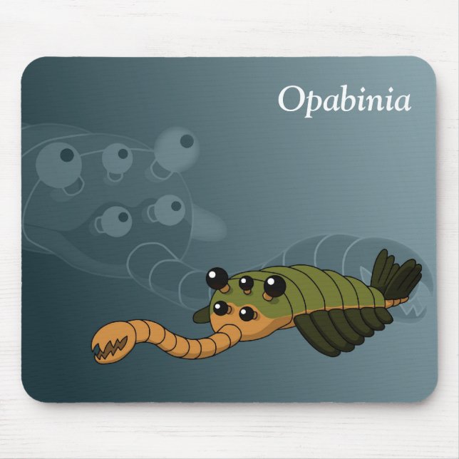 Opabinia- Prehistoric Animal Mouse Mat (Front)