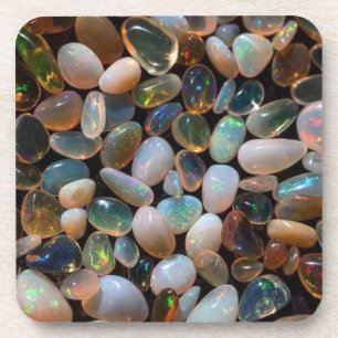 "Opal01" / Hard plastic coaster
