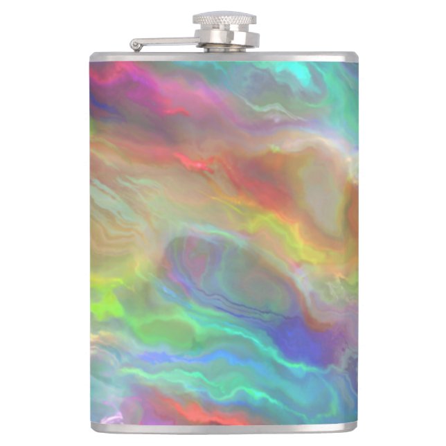 Opal Agate Hip Flask (Front)