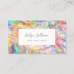 opal background business card