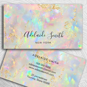 opal background business card