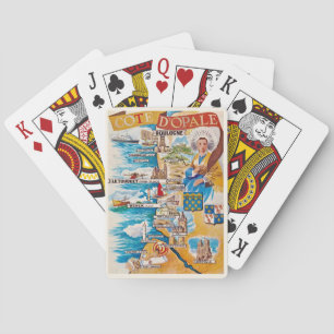 Opal Coast of France Playing Cards