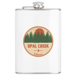 Opal Creek Wilderness Oregon Hip Flask