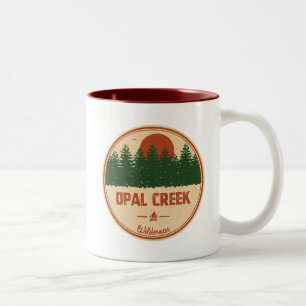 Opal Creek Wilderness Oregon Two-Tone Coffee Mug