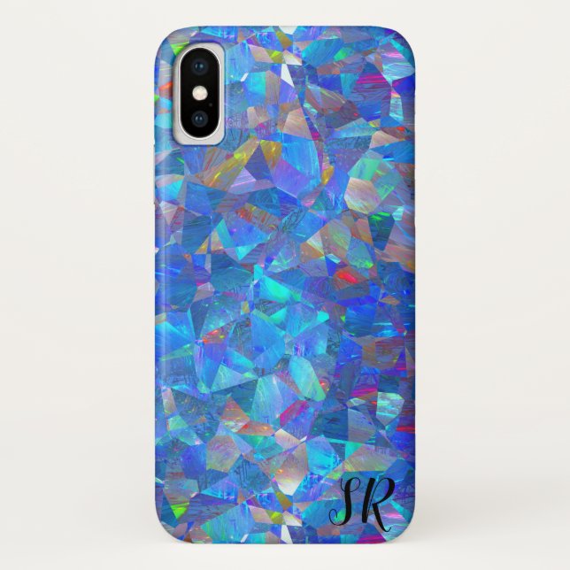Opal Crystal Personalised Case-Mate iPhone Case (Back)