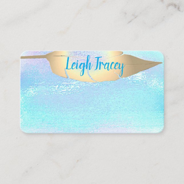 Opal Dance Actress Classic Elegant Business Cards (Front)