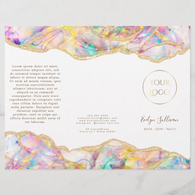 Opal design brochure (Front)