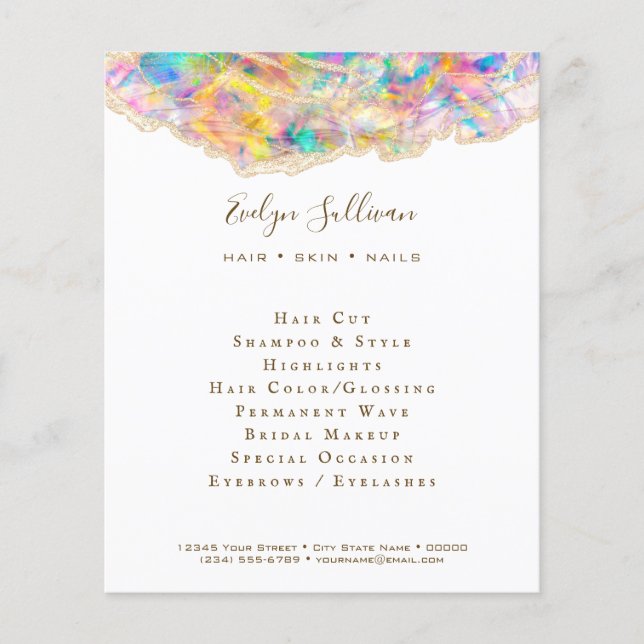 opal design flyer (Front)