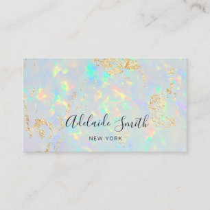 opal gem background business card