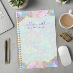 Opal Gemstone Pastel Iridescent Modern Business Planner<br><div class="desc">Transform your planning routine with this opal gemstone pastel iridescent design. Perfect for business women, hair stylists, and makeup artists, this planner blends modern sophistication with practical functionality. The pastel iridescent and opal effect add a unique and stylish touch to your daily organisation. Ideal for those who appreciate contemporary and...</div>