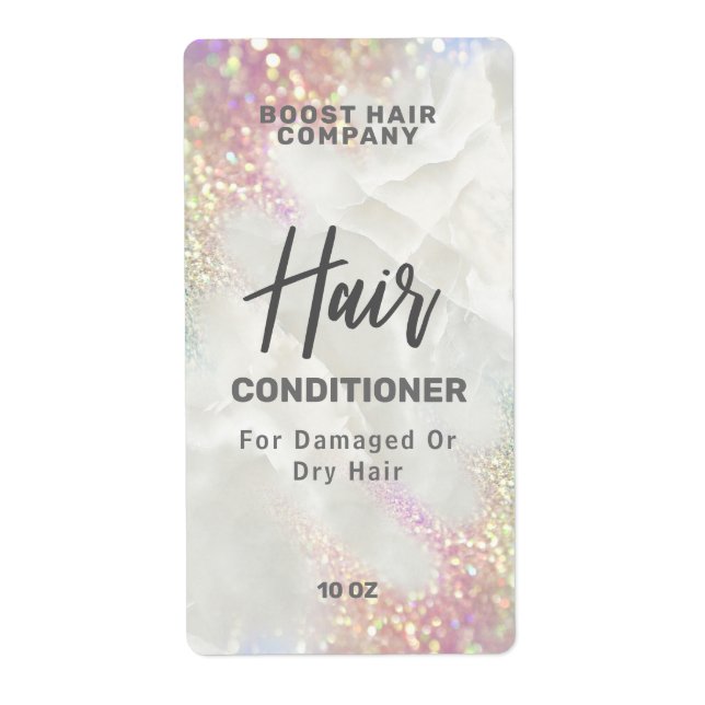 Opal Glitter Hair Product Labels (Front)
