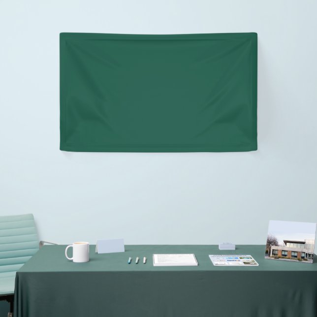 Opal Green Solid Colour Banner (Tradeshow)
