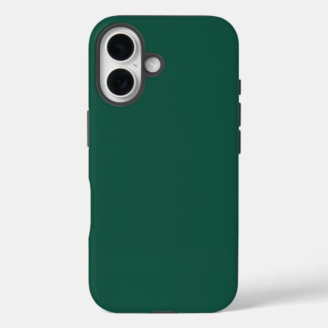Opal Green Solid Colour Case-Mate iPhone Case (Back)