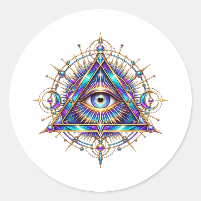 Opal Halo Eye Sticker (Front)