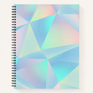 Opal Holographic Spiral Notebook
