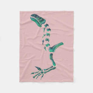 Opal Iguanodon Dinosaur Fleece Blanket