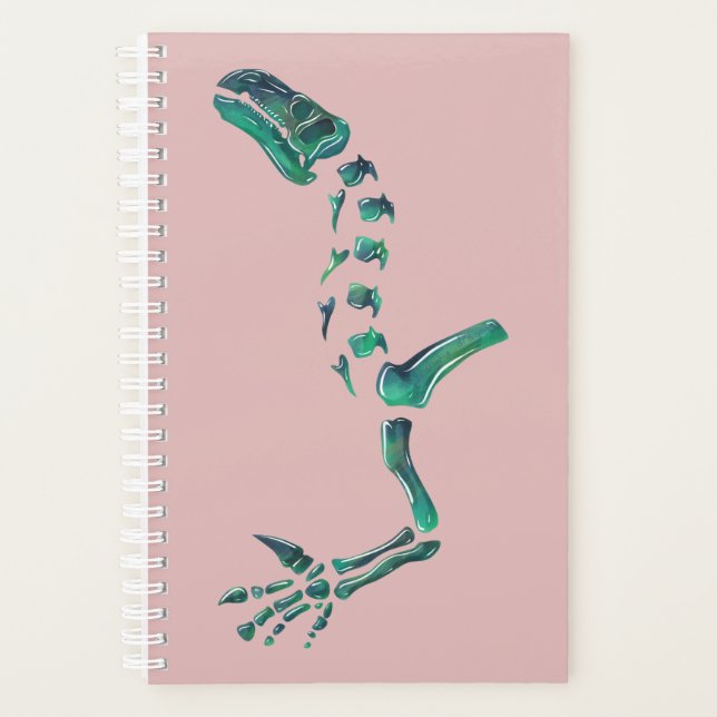 Opal Iguanodon Dinosaur Planner (Front)