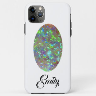 Opal iPhone case Gemstone Oval Cabochon
