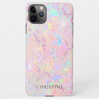 opal mineral design photo iPhone case