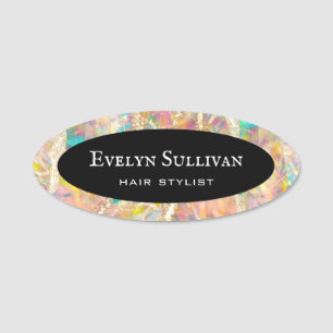 Opal Name Tag