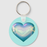 Opal Satin Heart
