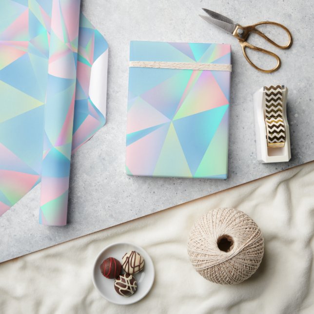 Opal Shiny Texture Wrapping Paper (Crafts)